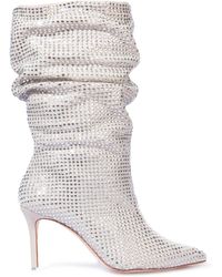 black suede studio boots