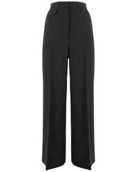 gray cotton pants