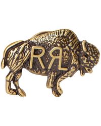 RRL by RALPH LAUREN Buffalo Pin Brass - Yellow
