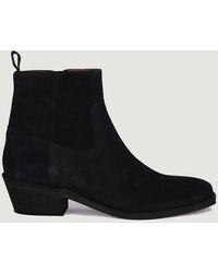 Anthology Leather Boots N°7498 Cuir Noir in Black | Lyst