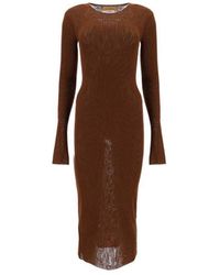 ANDAMANE T110121atjp071 Other Materials Dress - Brown