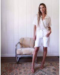 SABLYN Frey Denim Shorts - White