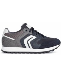 Geox Leather Dolomia Abx Waterproof Low Cut Trainer U16cra043fuc4002 in  Black for Men - Lyst
