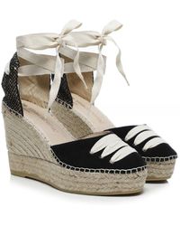 macarena leather espadrilles