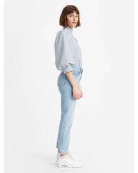 Levi's 501 Crop Tango Beats Denim Jeans in Blue | Lyst