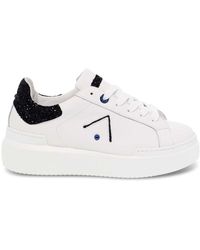 ED PARRISH Edparckldsq40 Leather Sneakers - White