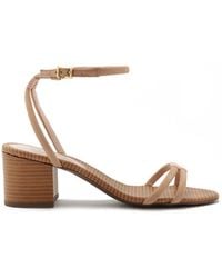 Beige Strappy Sandals for Women - Up to 