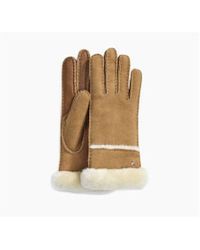 UGG - Sheepskin Seamed Tech Gloves S, - Lyst