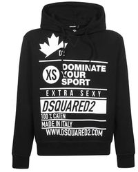 DSquared² Cotton Cool Fit S71hg0067 S25030 382 Purple Hoodie in Blue for Men Mens Activewear gym and workout clothes Save 19% gym and workout clothes DSquared² Activewear 