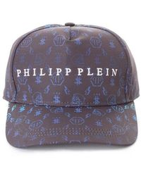 Philipp Plein Cotton Hat in White - Lyst