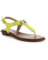 alice saffiano leather sandal