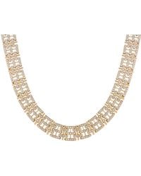 AUrate New York - Lab Grown White Sapphire Panther Chain Link Necklace - Lyst