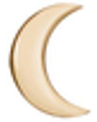 AUrate New York - Gold Luna Stud Earring - Lyst