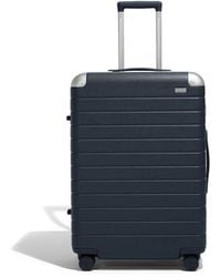 Away Travel - The Aluminum Edge Medium Checked Suitcase - Lyst