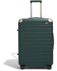 Away Travel - The Aluminum Edge Medium Checked Suitcase - Lyst