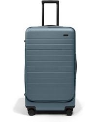 Away Travel - Topside Medium Checked Suitcase Trunk - Lyst