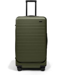 Away Travel - Topside Medium Checked Suitcase Trunk - Lyst