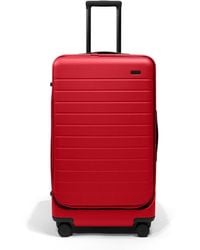 Away Travel - Topside Medium Checked Suitcase Trunk - Lyst