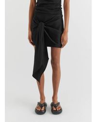 Axel Arigato - Dione Tie-front Skirt - Lyst