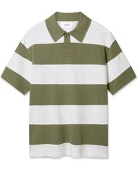 Axel Arigato - Striped Polo T-Shirt - Lyst