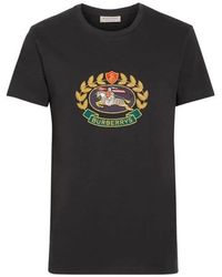 Burberry Archive Logo Cotton T-shirt Black for Men | Lyst