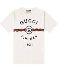 Gucci Short sleeve t-shirts for Men | Online Sale up to 13% off | Lyst