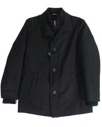 Nautica Coat Black Size Small S Bib Quilted Lined Single