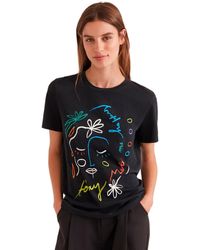 Desigual T-Shirt Ivana Camiseta para Mujer