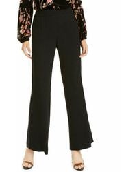 Nanette Lepore Womens Galala Perforated Knit Wide Leg Pant Nanette Lepore Womens Galala Perforated Knit Wide Leg Pant