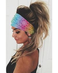 Azura Exchange Paisley Print Elastic Wide Headband - Multicolor
