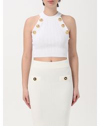 Balmain - Top With Buttons - Lyst