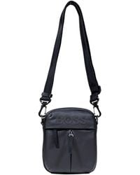 BOSS - Zip Fastening Shoulder Bag With Multiple Pockets - Lyst