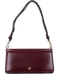 Tory Burch - Red Leather Shoulder Bag - Lyst
