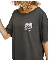 Hurley Womens Sun Stripes Flouncy Tshirt