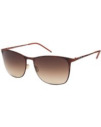 Italia Independent - Brown Metal Sunglasses - Lyst