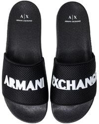 Emporio Armani Slippers for Men - Up to 52% off | Lyst