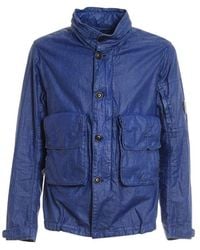 C.P. Company - Waxed Linen Jacket - Lyst