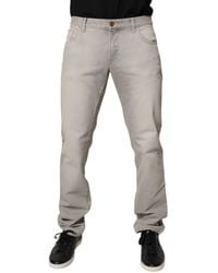 Dolce & Gabbana - Distressed Denim Jeans - Lyst