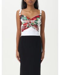 Dolce & Gabbana - Floral Ruched Silk Cocktail Dress - Lyst