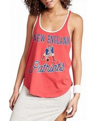 Junk Food Tank Top Size Large L Nfl New England Patriots - Red