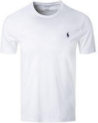 Ralph Lauren - Round Neck Cotton T-Shirt With Short Sleeves - Lyst