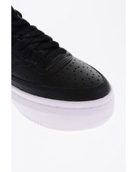 Nike 4cm Leather Court Vision Alta Ltr Sneakers - 38,5 - Black