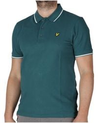 Lyle & Scott - Tipped Collar Polo Shirt Lm705 - Lyst