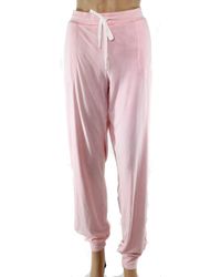 Pj Salvage Trousers Size Xl Joggers Embroider Stretch - Pink