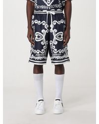Dolce & Gabbana - Silk Bandana Print Shorts - Lyst