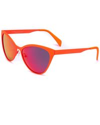 Italia Independent - Red Metal Sunglasses - Lyst