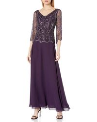 j kara embellished long gown