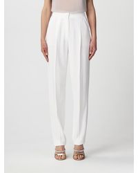 Emporio Armani - Pants In Viscose Blend - Lyst