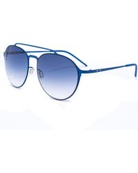 Italia Independent - Blue Metal Sunglasses - Lyst