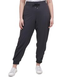 calvin klein pintuck jogger pants